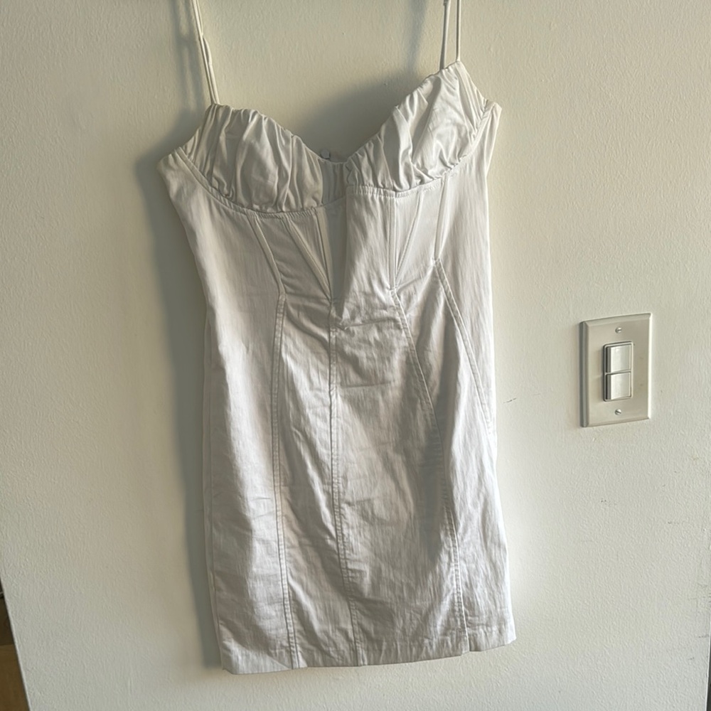 White Bustier Dress